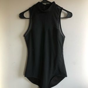 Black see-through bodysuit